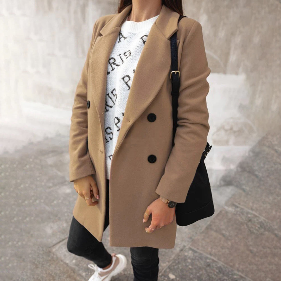 Ruffa | Halflange Winterjas voor Vrouwen - Warme, Stijlvolle & Duurzame Bovenkleding