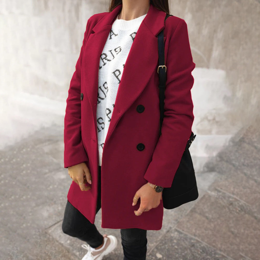 Ruffa | Halflange Winterjas voor Vrouwen - Warme, Stijlvolle & Duurzame Bovenkleding