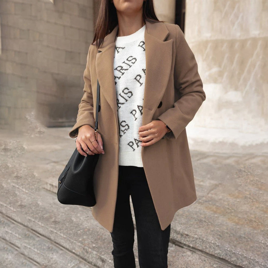 Ruffa | Halflange Winterjas voor Vrouwen - Warme, Stijlvolle & Duurzame Bovenkleding