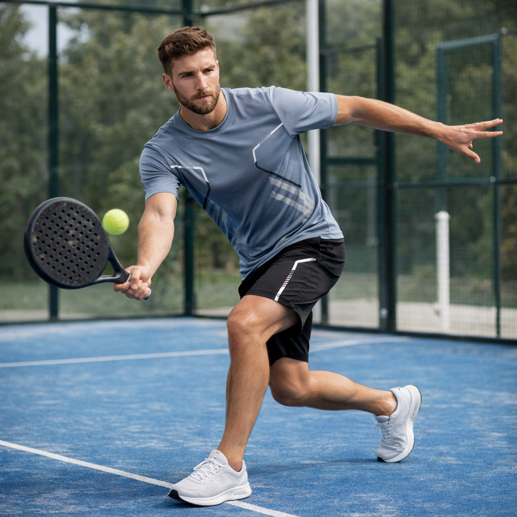 Gorvian | Tennis- en padelset voor heren – Ademende, sneldrogende sportkleding