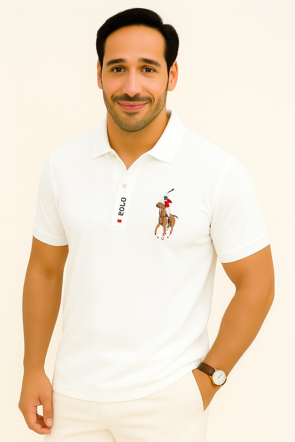 Quaric | Polo élégant et décontracté pour homme – Coton respirant, manches courtes, idéal pour le travail et les loisirs