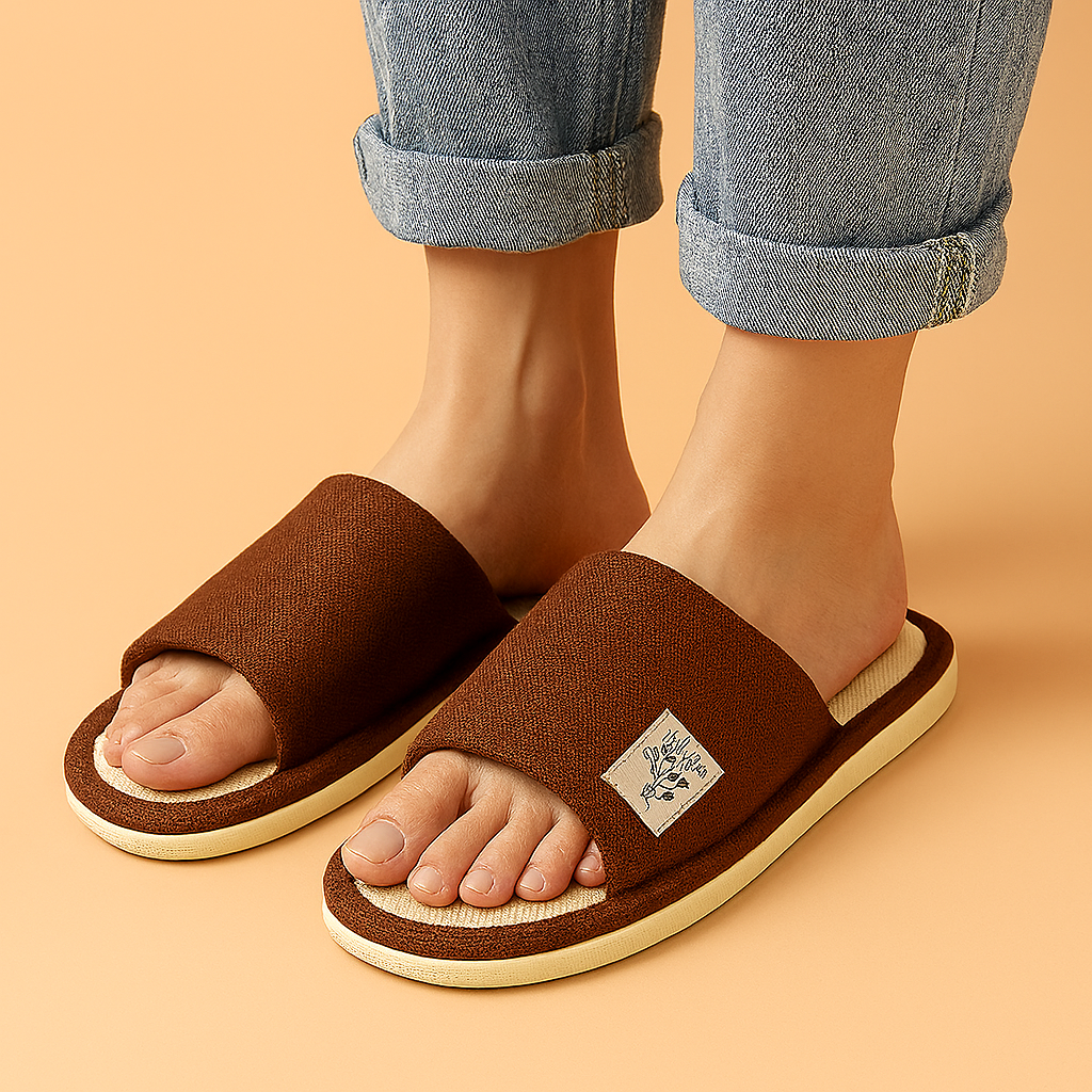 CozySole | Open-huispantoffels voor heren – Zacht, lichtgewicht, antislip huisschoenen