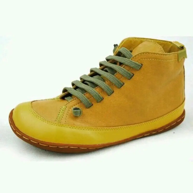ArtisanStep | Chaussures orthopédiques en cuir faites main pour femmes - Confort, soutien et style décontracté