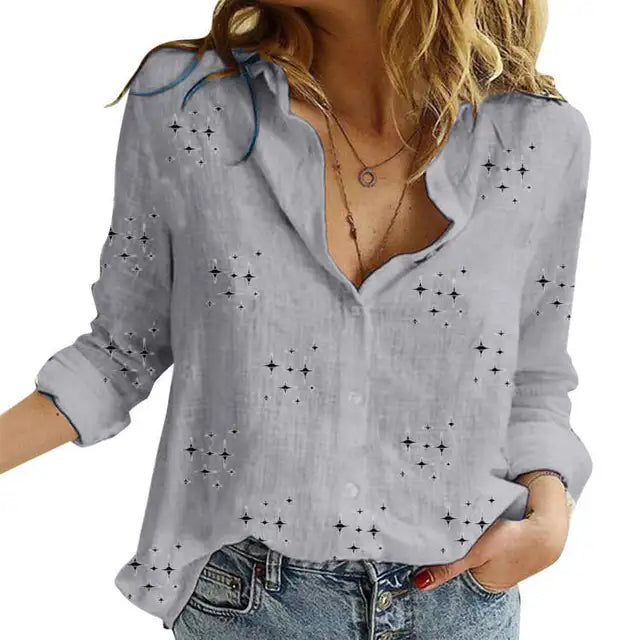 Vela | Chemise boutonnée pour femme - Haut élégant et confortable