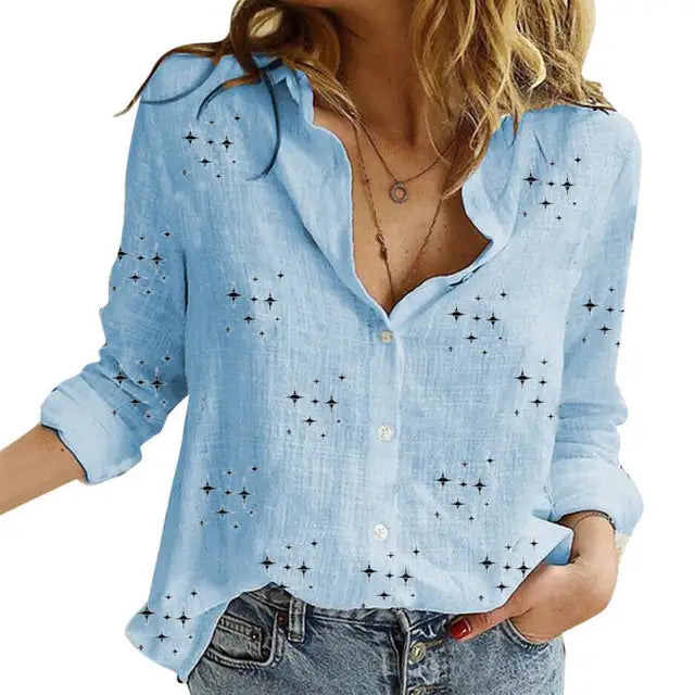 Vela | Chemise boutonnée pour femme - Haut élégant et confortable