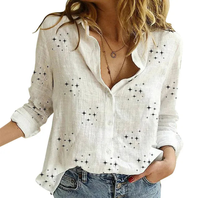 Vela | Chemise boutonnée pour femme - Haut élégant et confortable