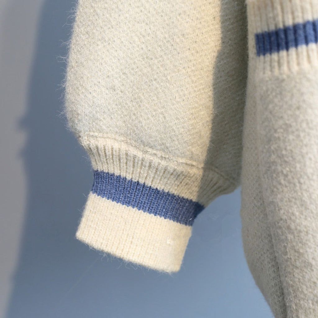 Freesia | Oversized gebreid damesvest, knusse gebreide trui voor casual kleding