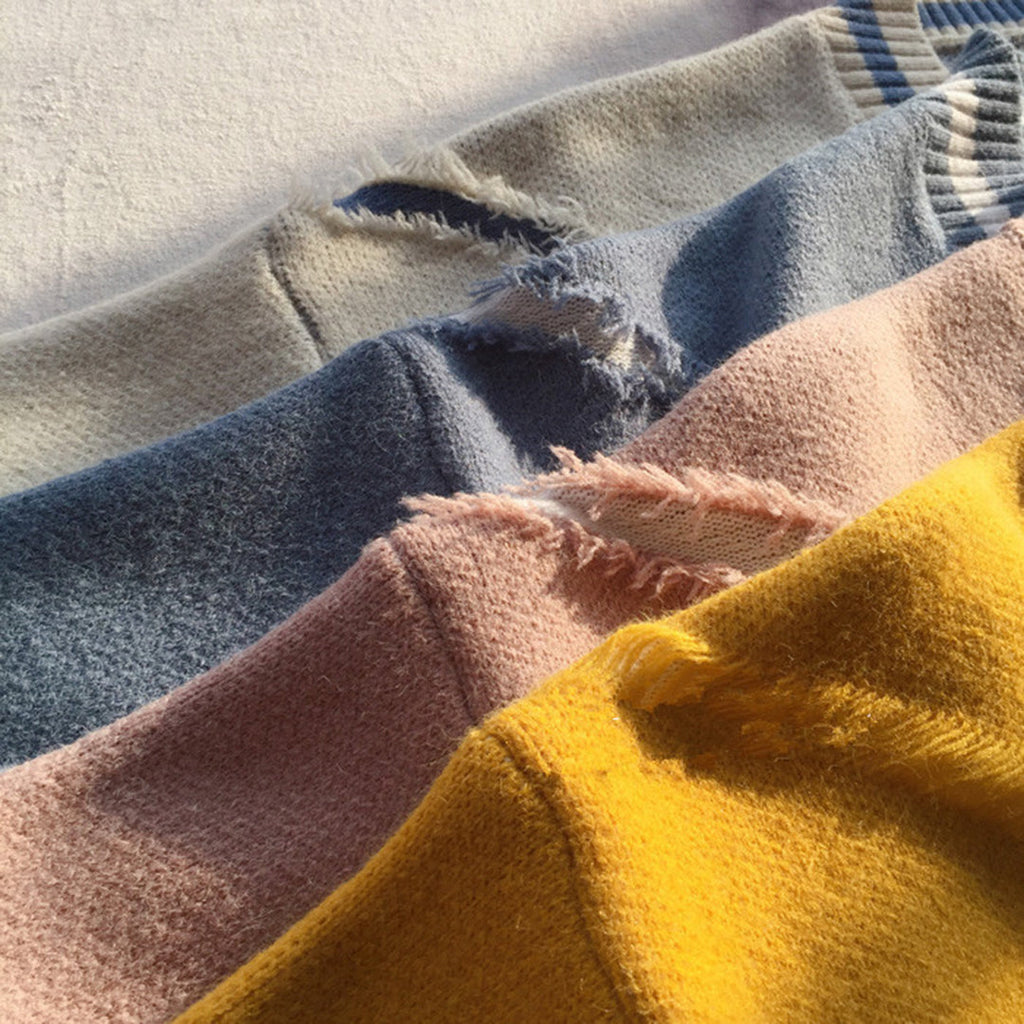 Freesia | Oversized gebreid damesvest, knusse gebreide trui voor casual kleding