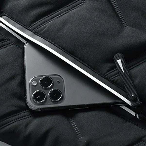 Kaelor | Heren herfstjas – Pufferjas met opstaande kraag, warme winterjas