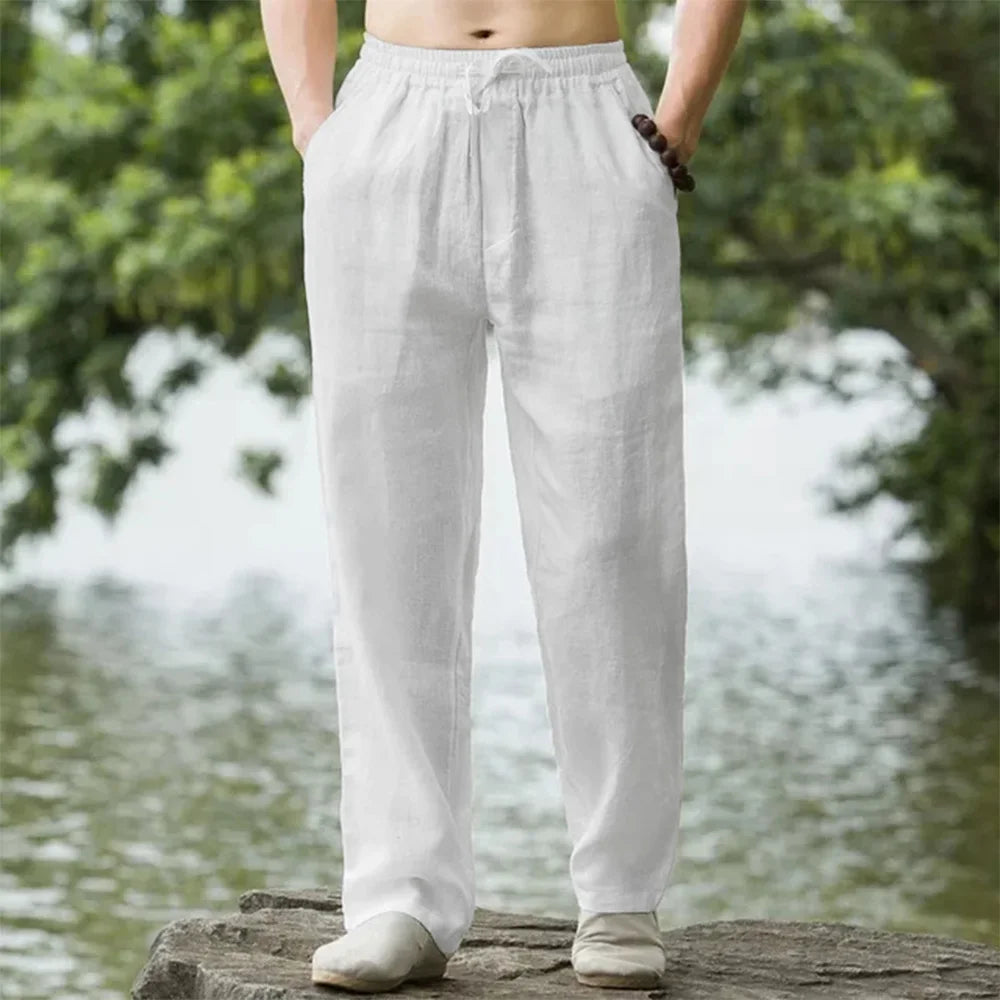 Aston | Lichte, comfortabele broek – Shoreline casual broek voor heren