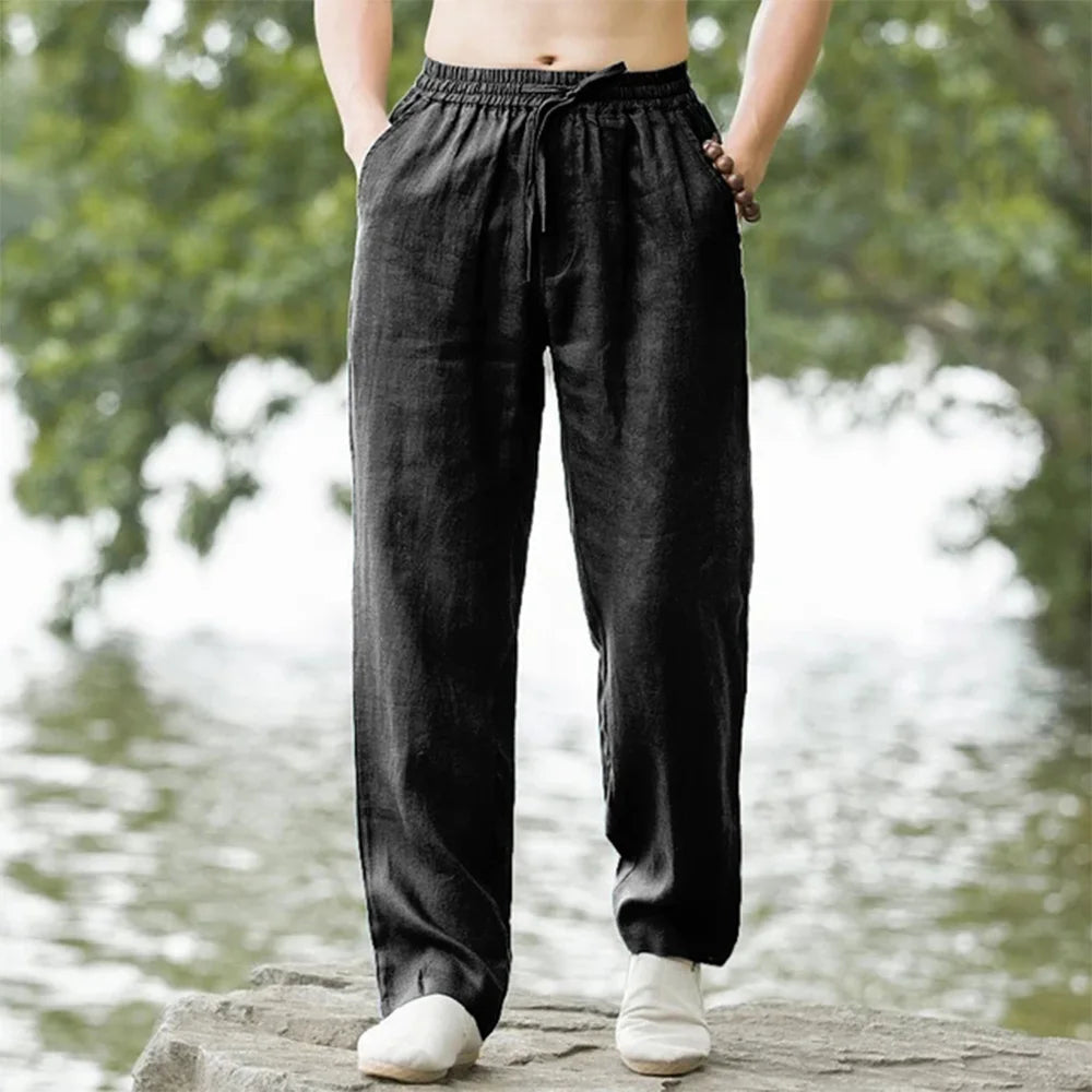 Aston | Lichte, comfortabele broek – Shoreline casual broek voor heren