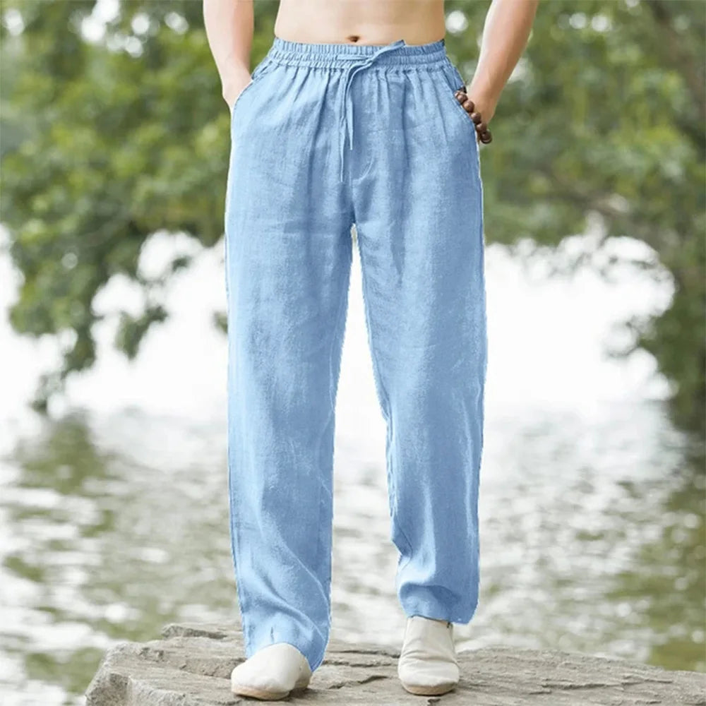 Aston | Lichte, comfortabele broek – Shoreline casual broek voor heren