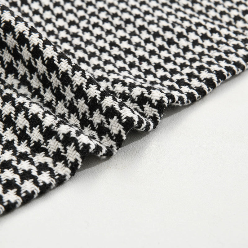 Drayven | Retro herenoverhemdjasje met houndstooth-patroon – Vintage casual jas met lange mouwen
