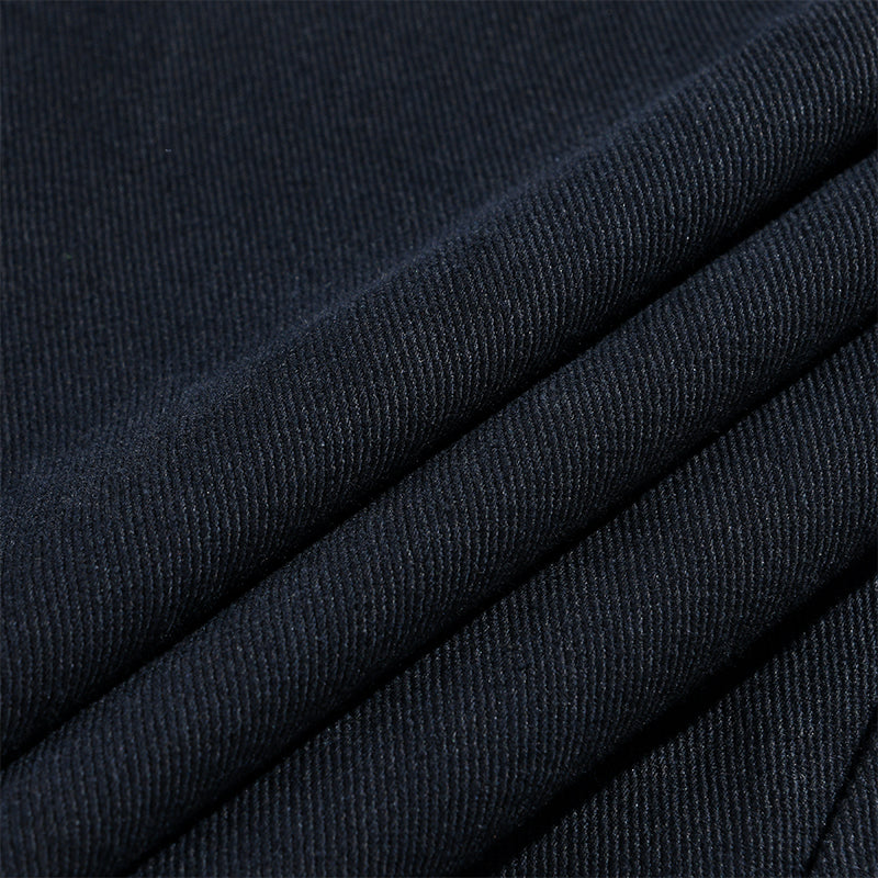 Xavren | Retro casual herenjas met knoopsluiting en opstaande kraag – effen lichtgewicht jas met lange mouwen om in laagjes te dragen