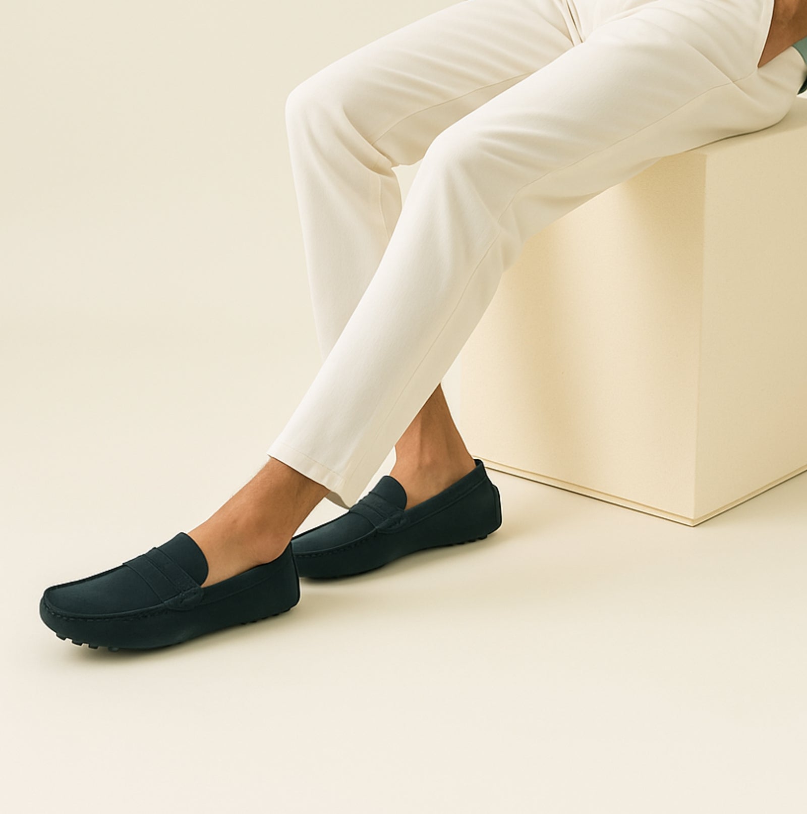 Pavel | Elegante suède herenschoenen - Italiaanse stijl, comfortabele casual schoenen