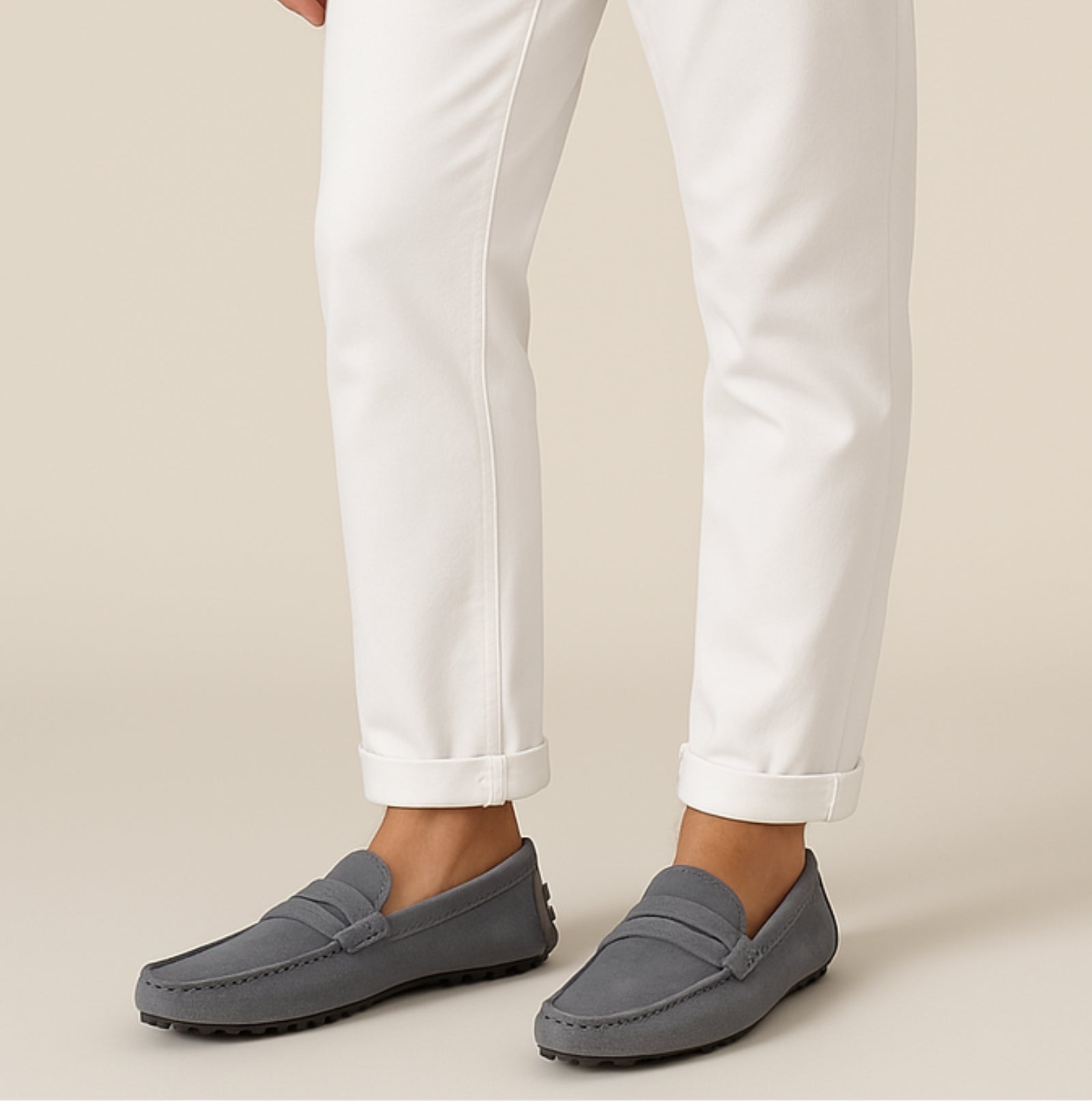 Pavel | Elegante suède herenschoenen - Italiaanse stijl, comfortabele casual schoenen