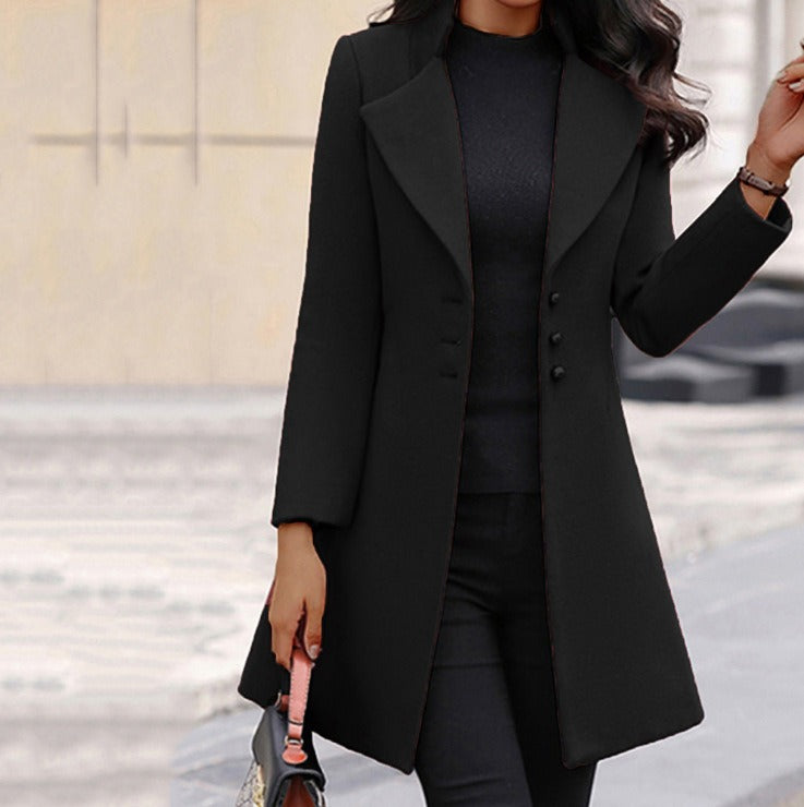 Etna | Business Casual Long Blazer for Women - Stylish Office Blazer with Tailored Fit for Work and Formal Occasions