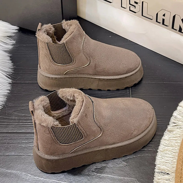 Lucine | Bottes d'hiver à plateforme doublées de fourrure - Bottes de neige chaudes, élégantes et confortables