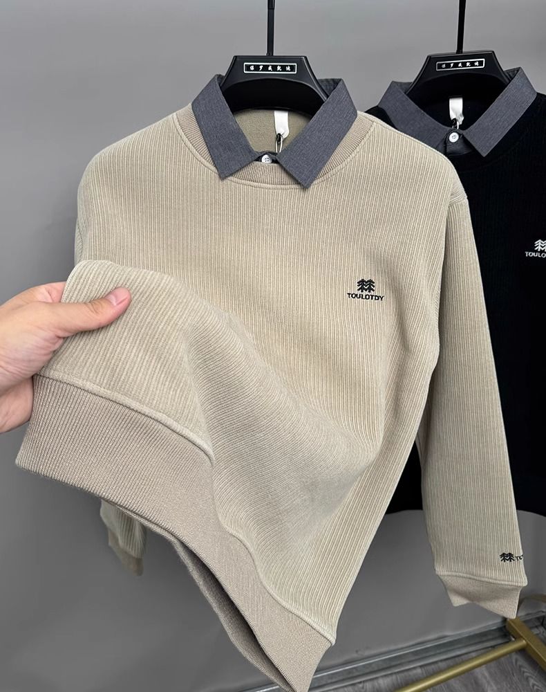 Alvaric | Warme gebreide trui met lange mouwen – zachte casual trui voor elke dag en een nette look