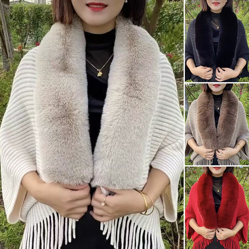 Calyra | Warme winternekwarmer voor dames, gezellig gebreid modeaccessoire voor koud weer