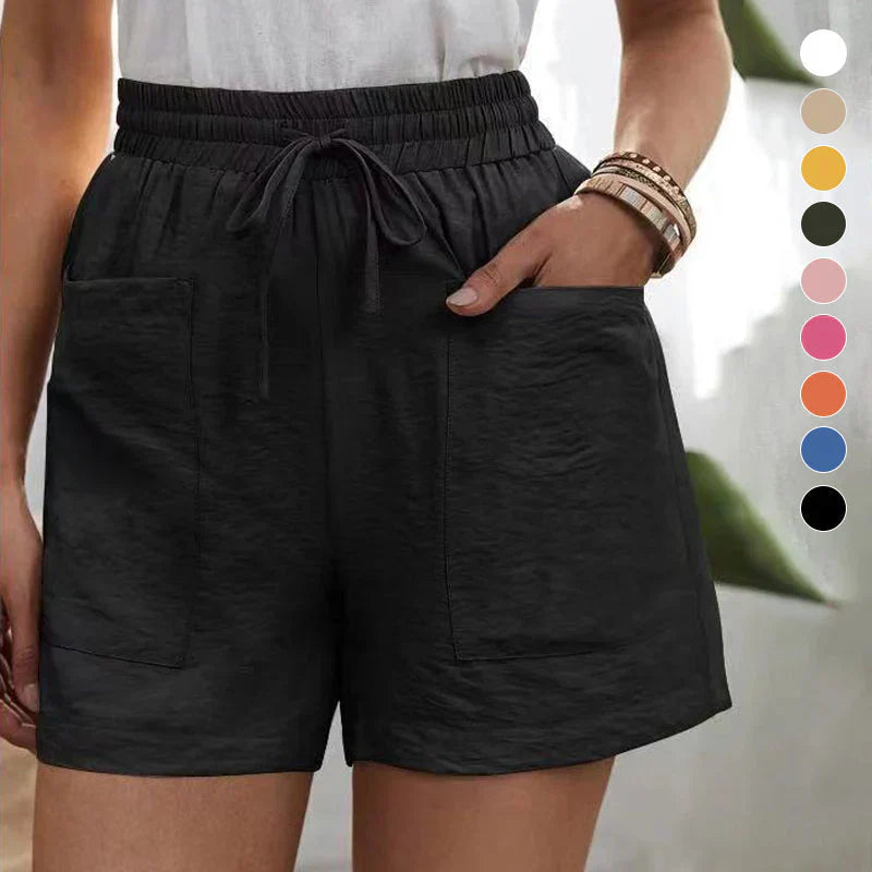 Alya | Women's Casual Shorts - Lightweight, Breathable, High-Waisted