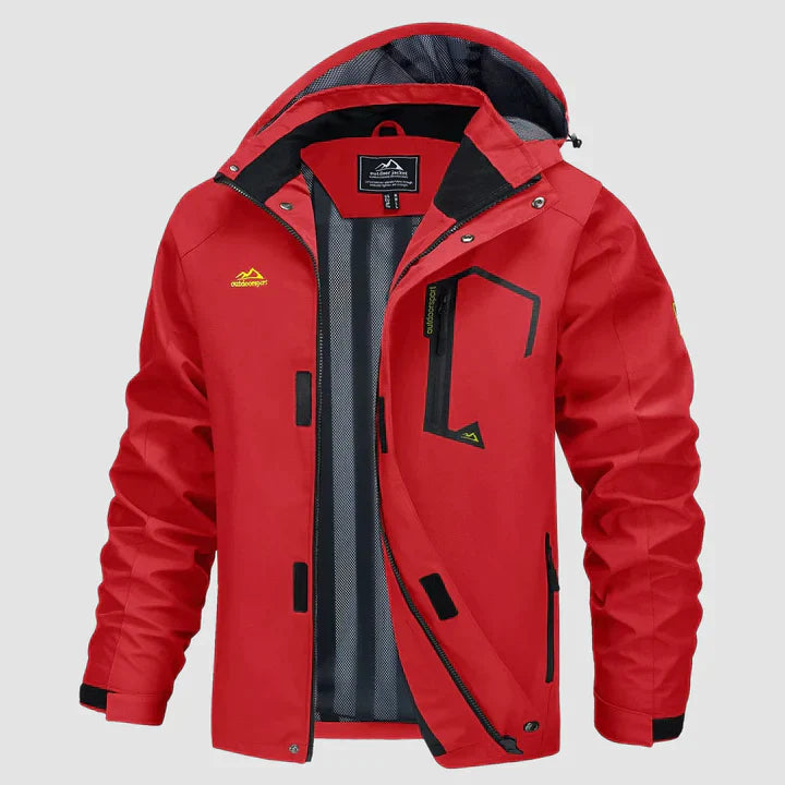 Myrion | Veste d'hiver chaude et imperméable pour homme – avec capuche, veste d'extérieur résistante