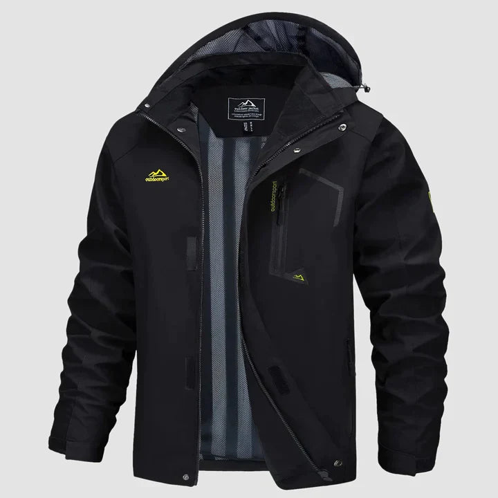 Myrion | Veste d'hiver chaude et imperméable pour homme – avec capuche, veste d'extérieur résistante
