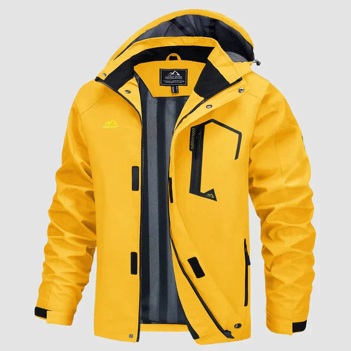 Myrion | Veste d'hiver chaude et imperméable pour homme – avec capuche, veste d'extérieur résistante