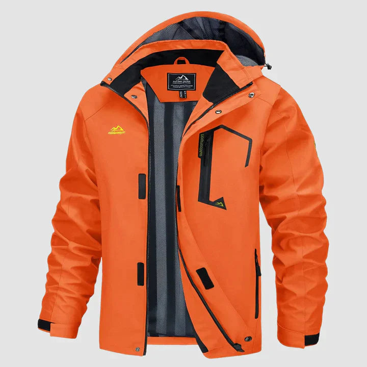 Myrion | Veste d'hiver chaude et imperméable pour homme – avec capuche, veste d'extérieur résistante