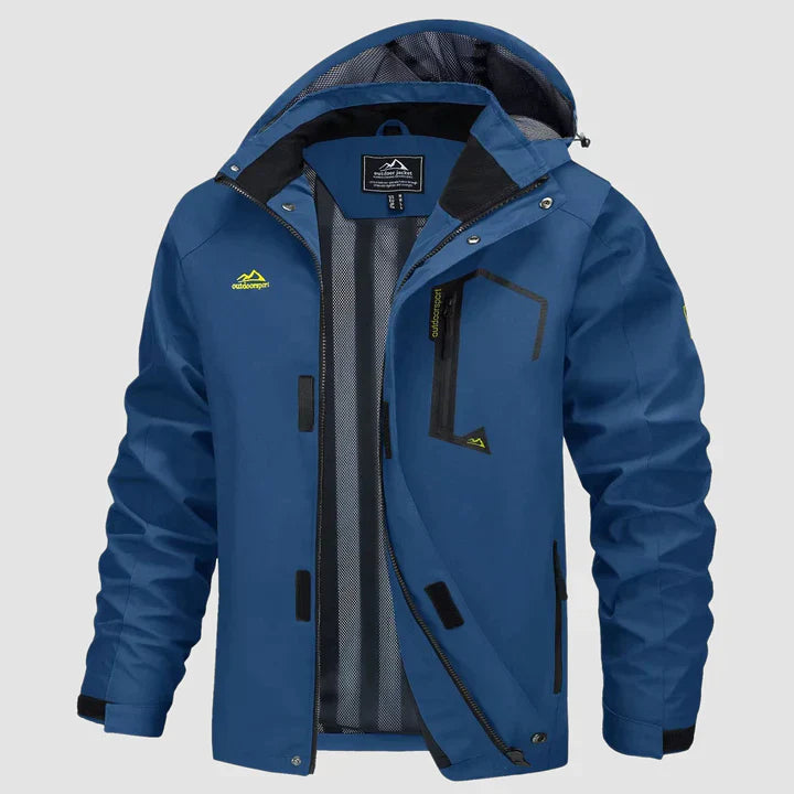 Myrion | Veste d'hiver chaude et imperméable pour homme – avec capuche, veste d'extérieur résistante
