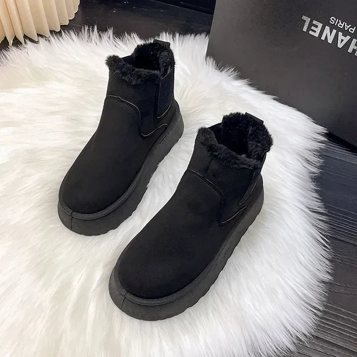 Lucine | Bottes d'hiver à plateforme doublées de fourrure - Bottes de neige chaudes, élégantes et confortables