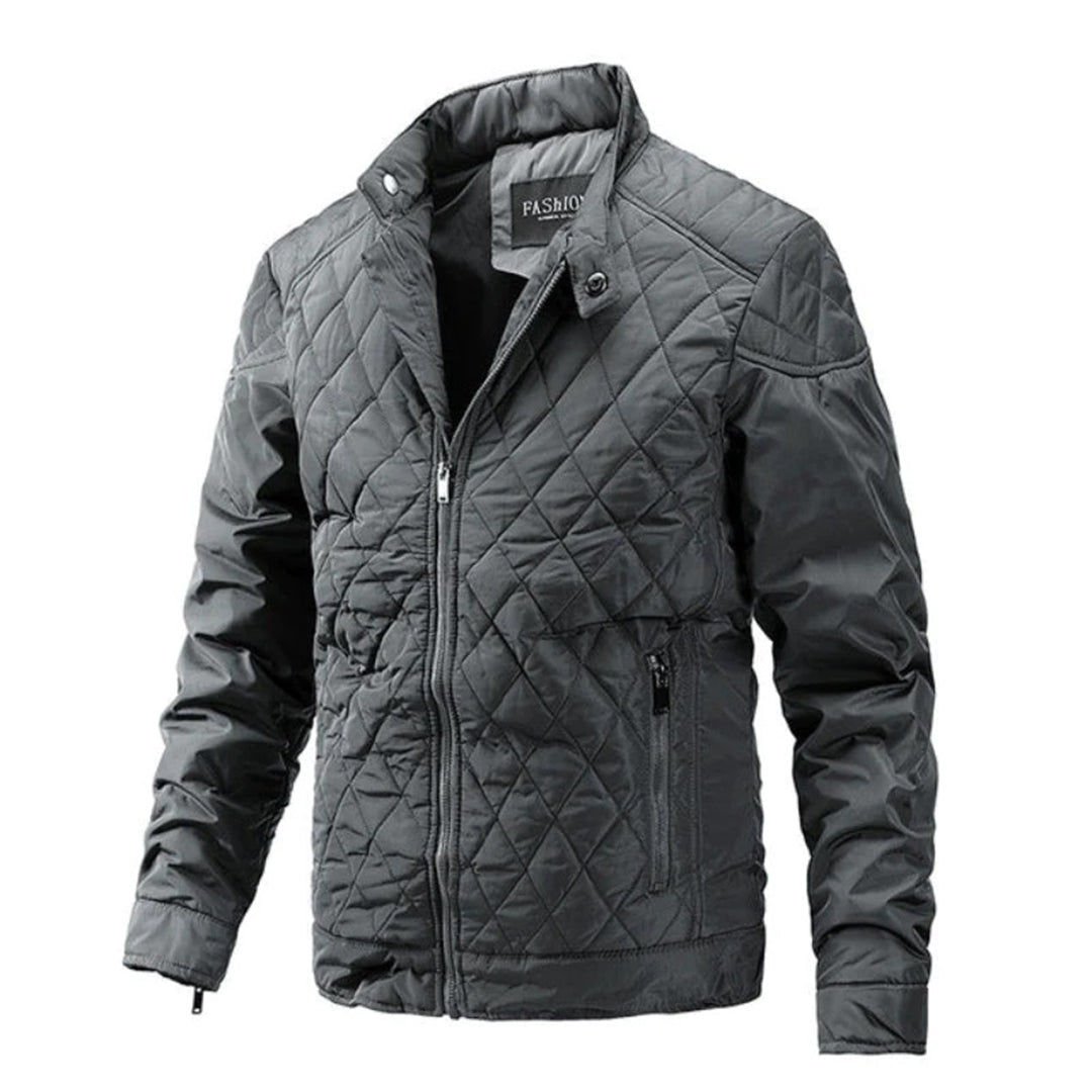 Kelwin | Diamantgewatteerde herenjas – Elegante, warme casual bovenkleding, comfortabele pasvorm
