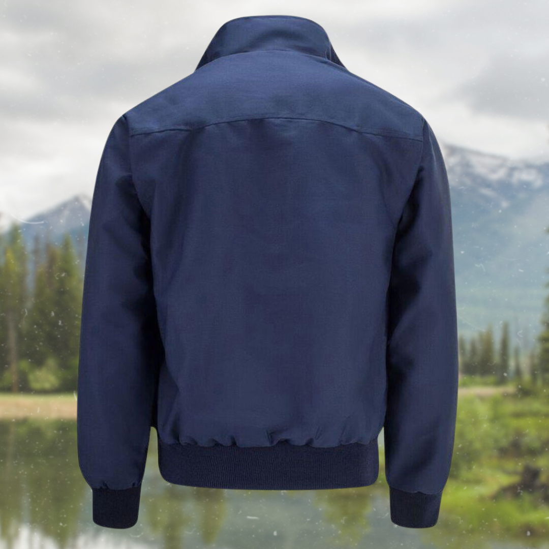 Zarek | Veste Harrington classique pour homme – Vêtement d'extérieur léger et décontracté pour le printemps et l'automne