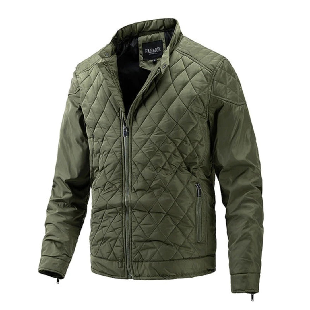 Kelwin | Diamantgewatteerde herenjas – Elegante, warme casual bovenkleding, comfortabele pasvorm