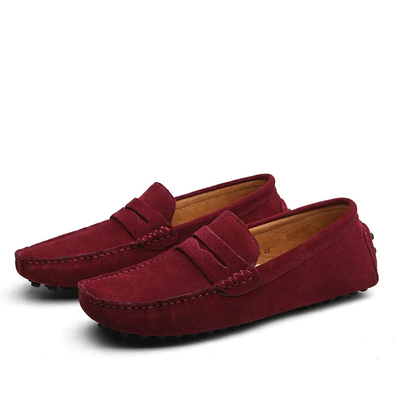 Pavel | Elegante suède herenschoenen - Italiaanse stijl, comfortabele casual schoenen