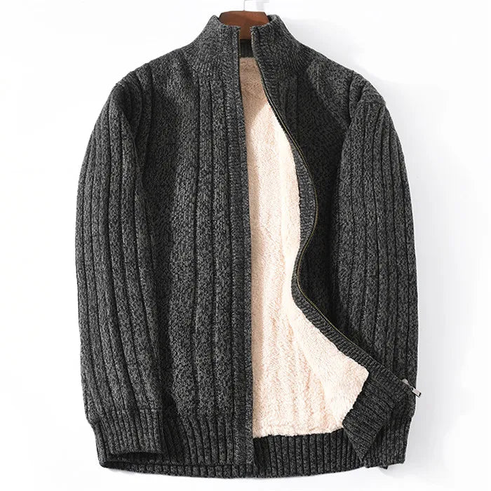 Zenon | Elegant en gezellig gebreid jack met rits