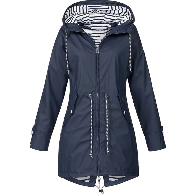 Cadence | Waterdichte regenjas voor dames - Klassieke lichtgewicht, ademende & stijlvolle bovenkleding voor bescherming bij elk weertype