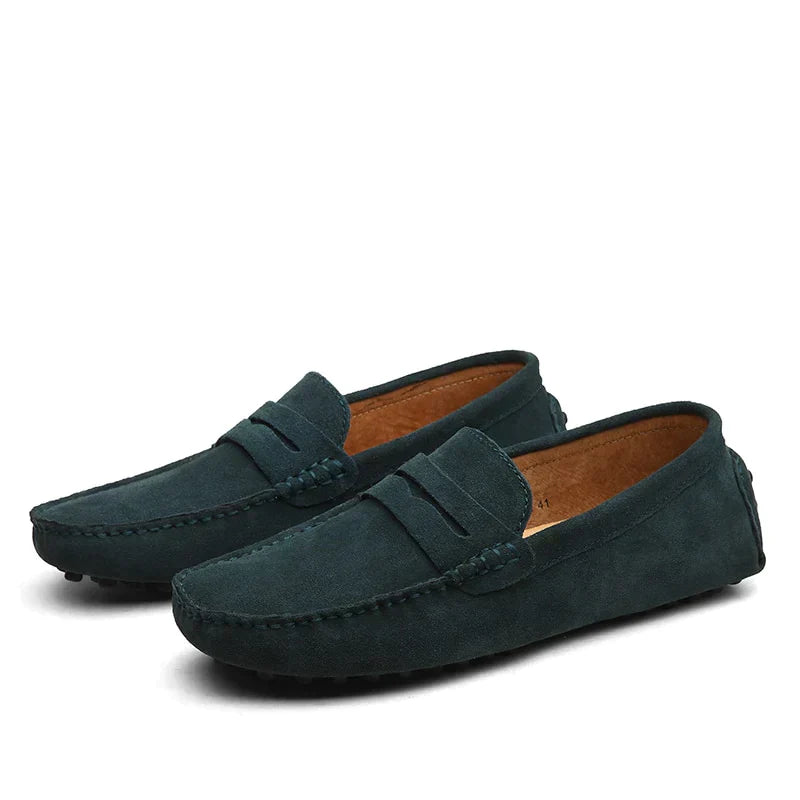 Pavel | Elegante suède herenschoenen - Italiaanse stijl, comfortabele casual schoenen
