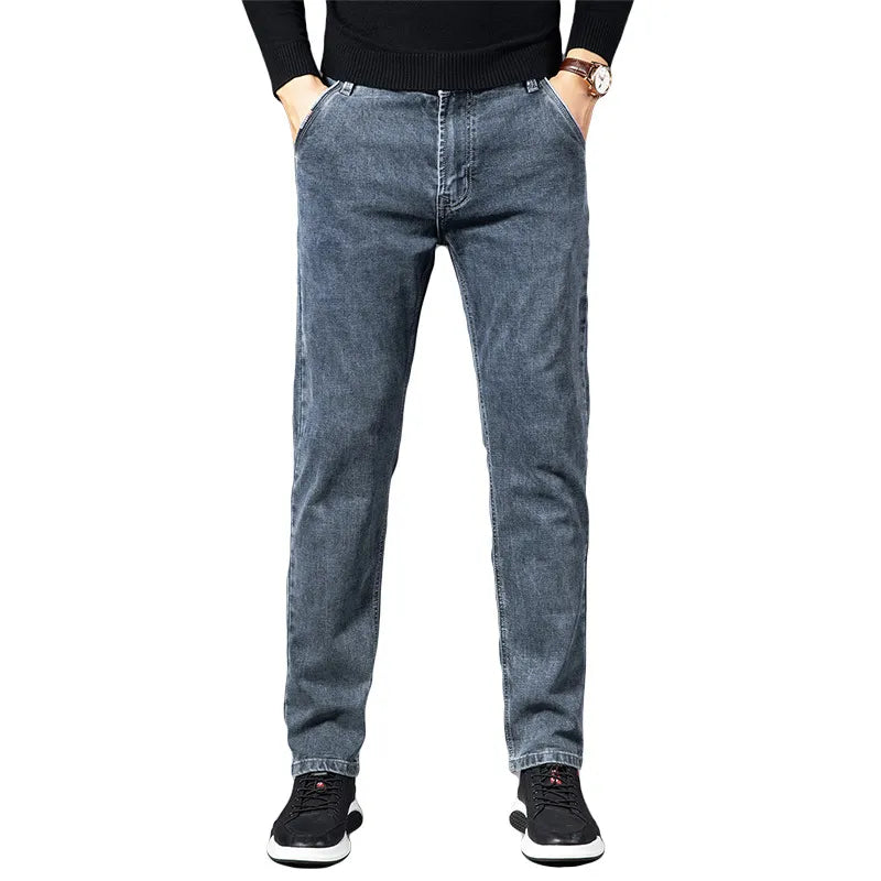 Darvric | Casual stretchdenim jeans voor heren – klassieke vintage wash, veelzijdige broek