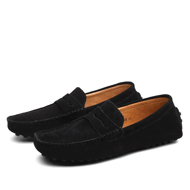 Pavel | Elegante suède herenschoenen - Italiaanse stijl, comfortabele casual schoenen