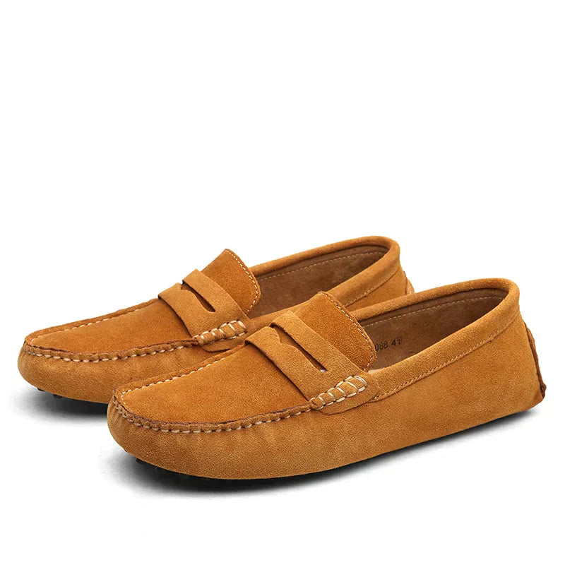 Pavel | Elegante suède herenschoenen - Italiaanse stijl, comfortabele casual schoenen
