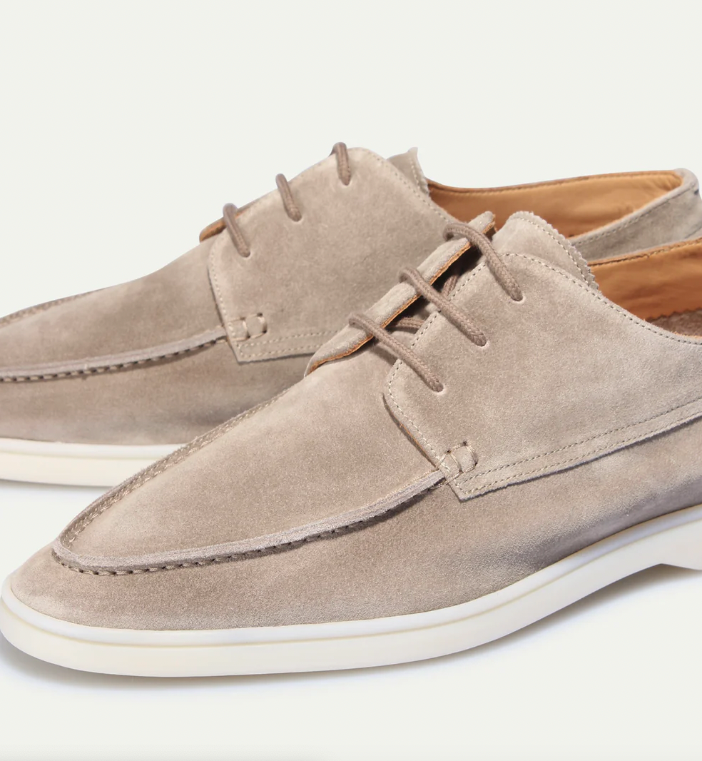 Edvard | Suède herenschoenen - Veterschoenen, Zachte Binnenzool, Lichtgewicht Comfort
