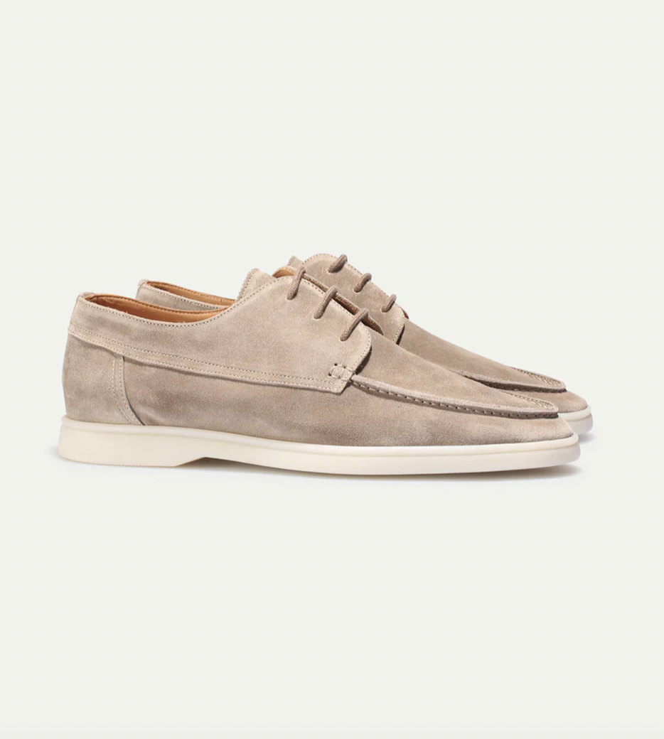 Edvard | Suède herenschoenen - Veterschoenen, Zachte Binnenzool, Lichtgewicht Comfort