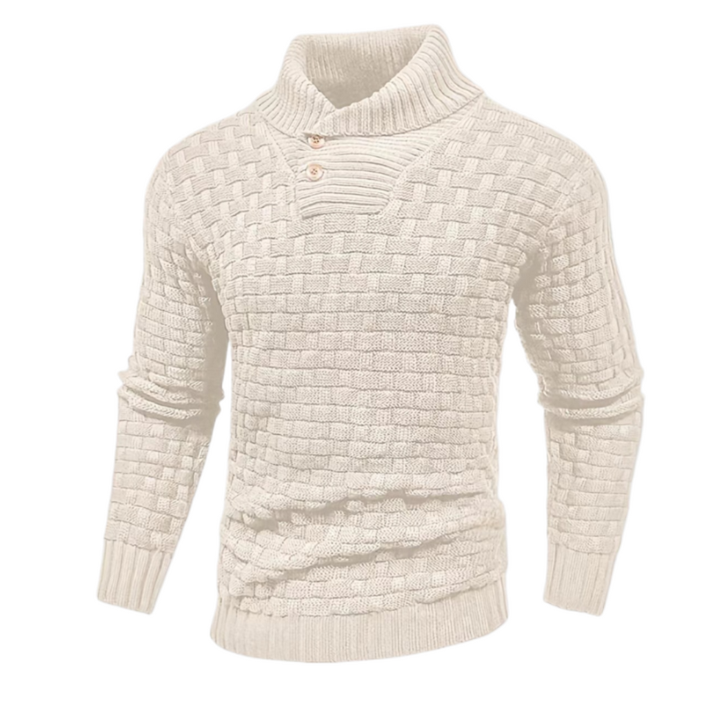 Draven | Klassieke heren trui met sjaalkraag - Knus, Warm, Stijlvol - Ideaal voor Herfst en Winter
