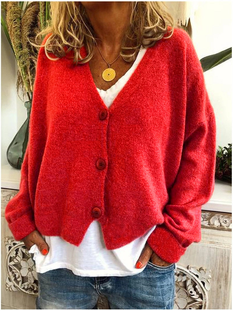 Alnira | Gilet en maille douce pour femme – Gilet ouvert décontracté