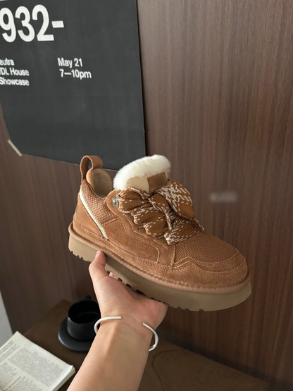 PlushKicks | Winterpluchen gevoerde sneakers voor dames - Comfortabel, warm & stijlvol schoeisel voor koud weer