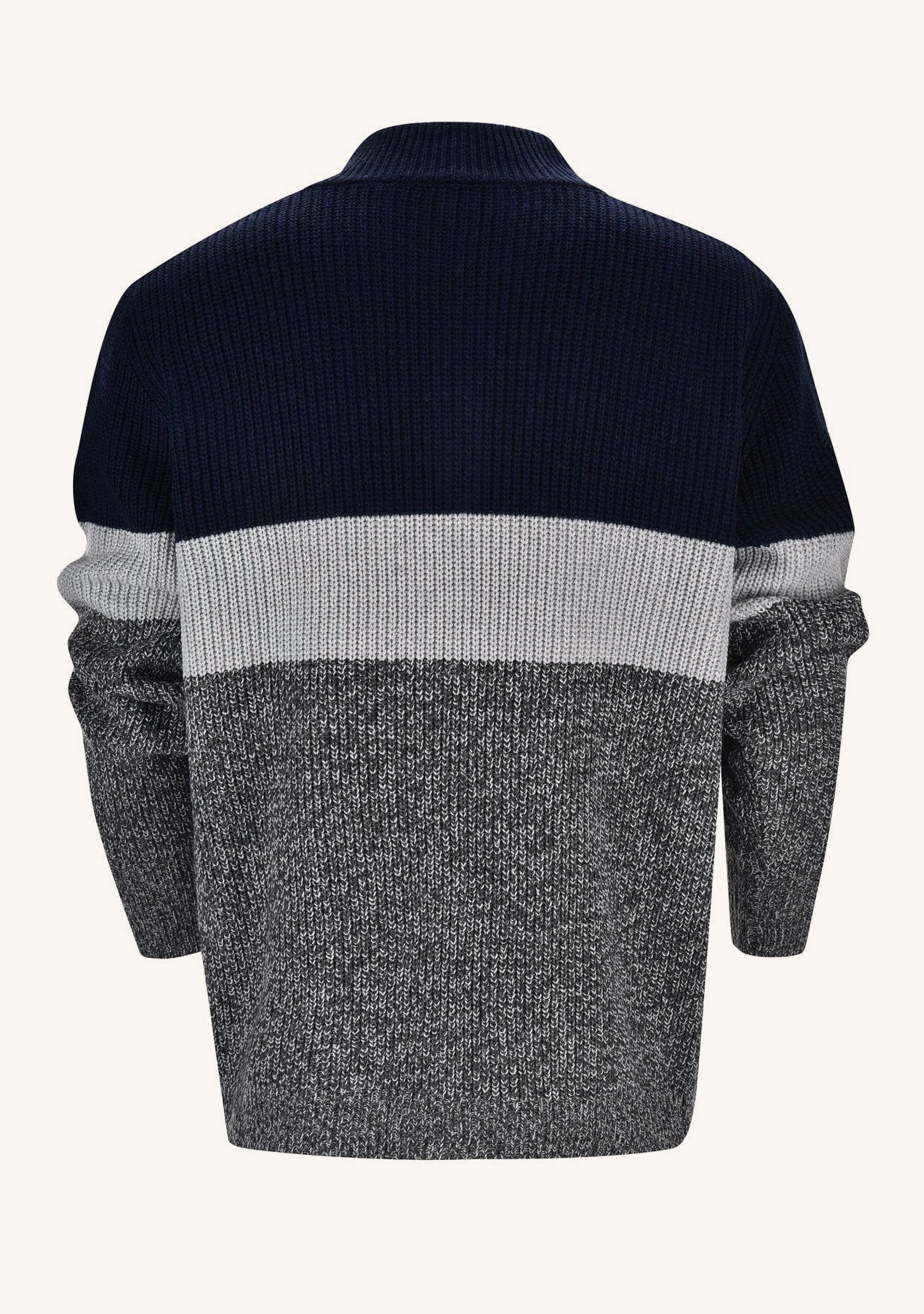 Halden | Kleurblok trui voor heren – Zachte, stijlvolle en comfortabele pullover
