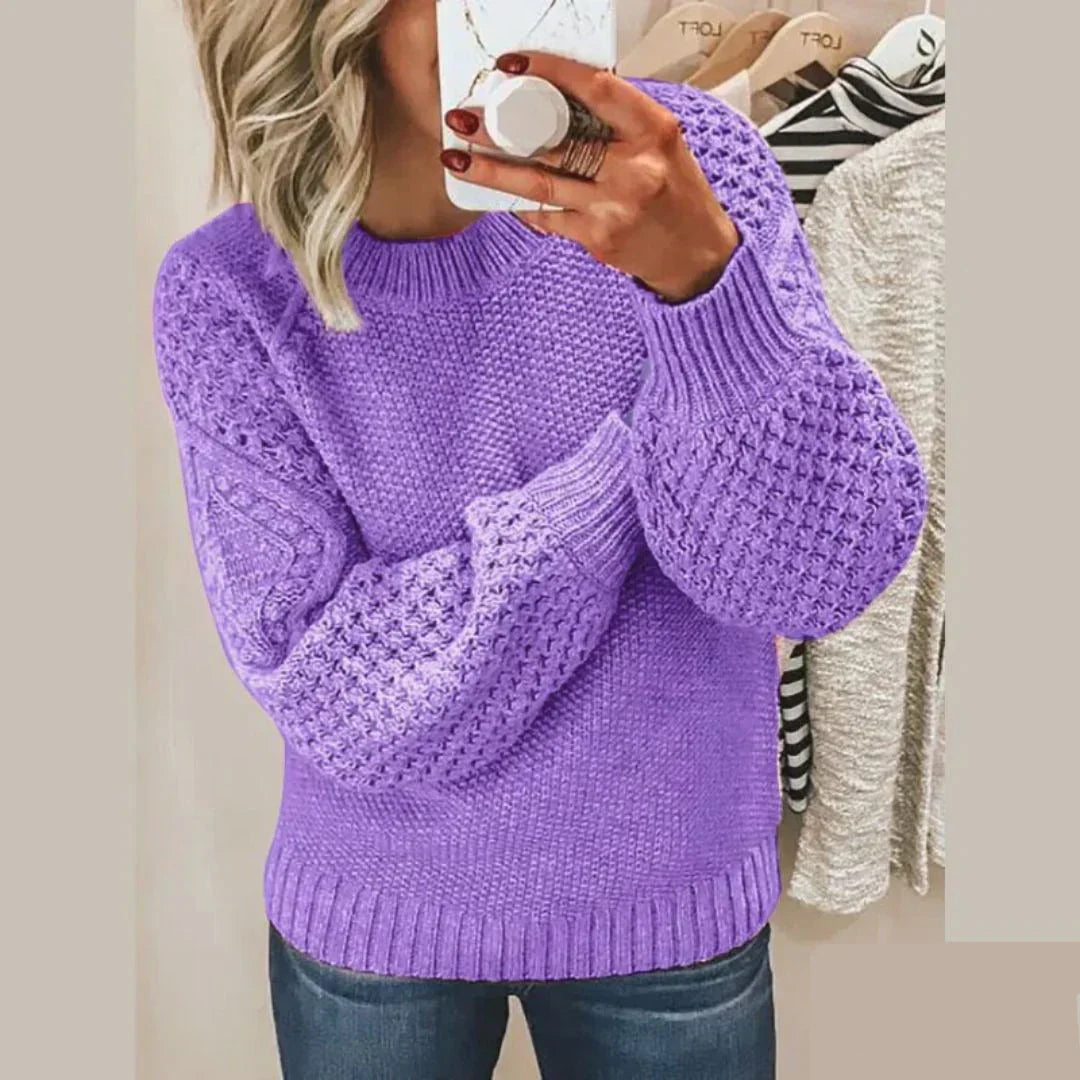 Melai | Pull classique en maille à col rond