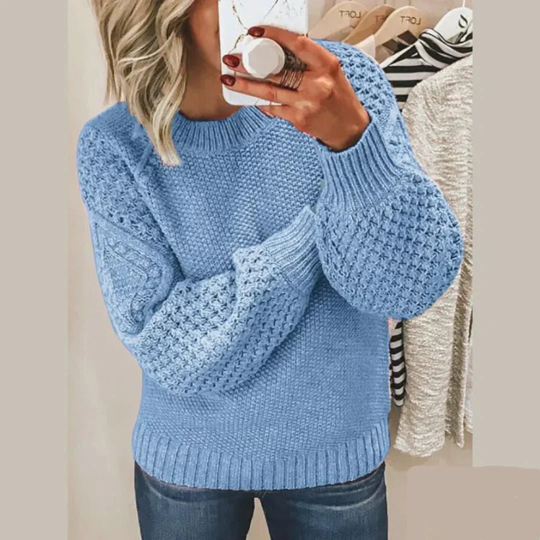 Melai | Pull classique en maille à col rond