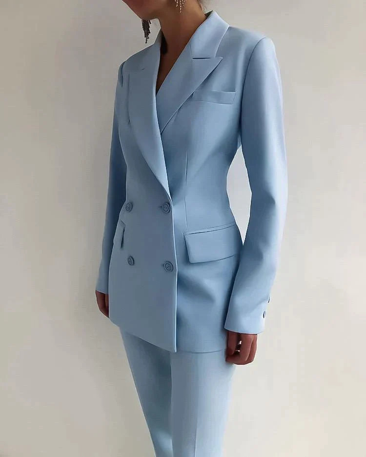 Norythia | Blazer en broek voor dames - Chic maatpak, kantoorkleding, elegante formele outfit